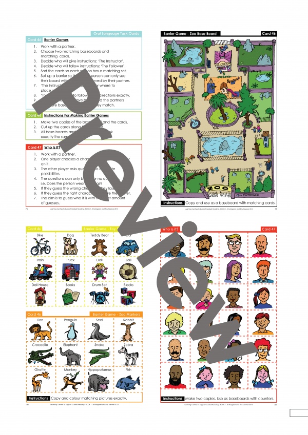 Learning Centres to Support Guided Reading (Book 1) - Image 4