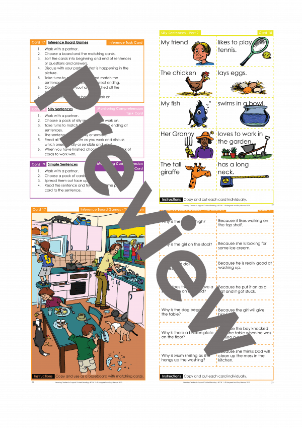 Learning Centres to Support Guided Reading (Book 1) - Image 5